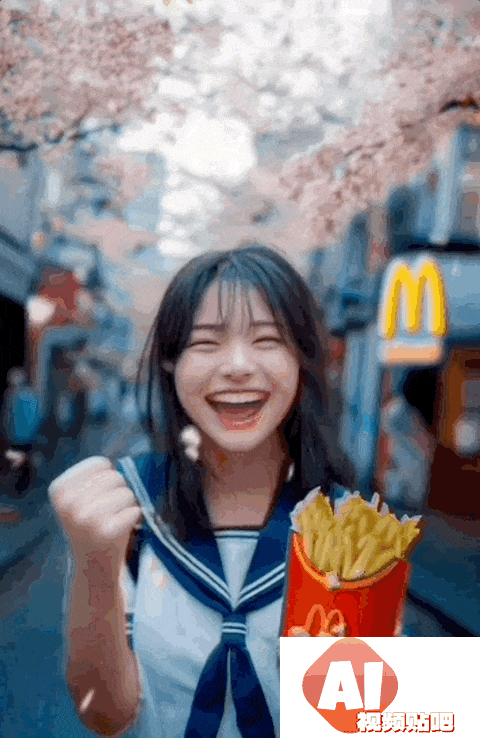 麦当劳AI美女广告火爆 11个AI少女为薯条打call引热议
