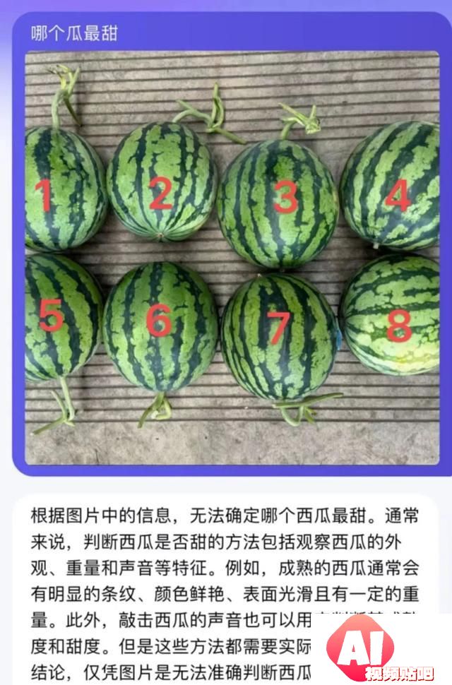 AI挑西瓜靠谱吗？记者实测被震惊：这结局真猜不到！